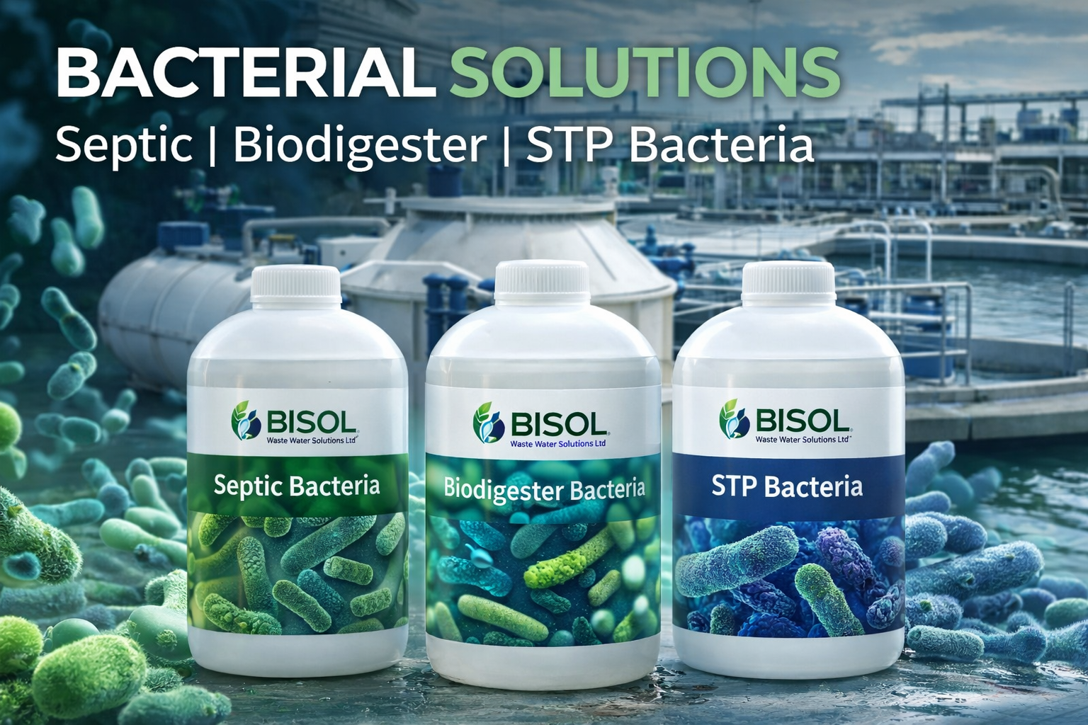 TOILET , SEPTIC , BIODIGESTER AND SEWAGE TREATMENT PLANT BACTERIA 🦠